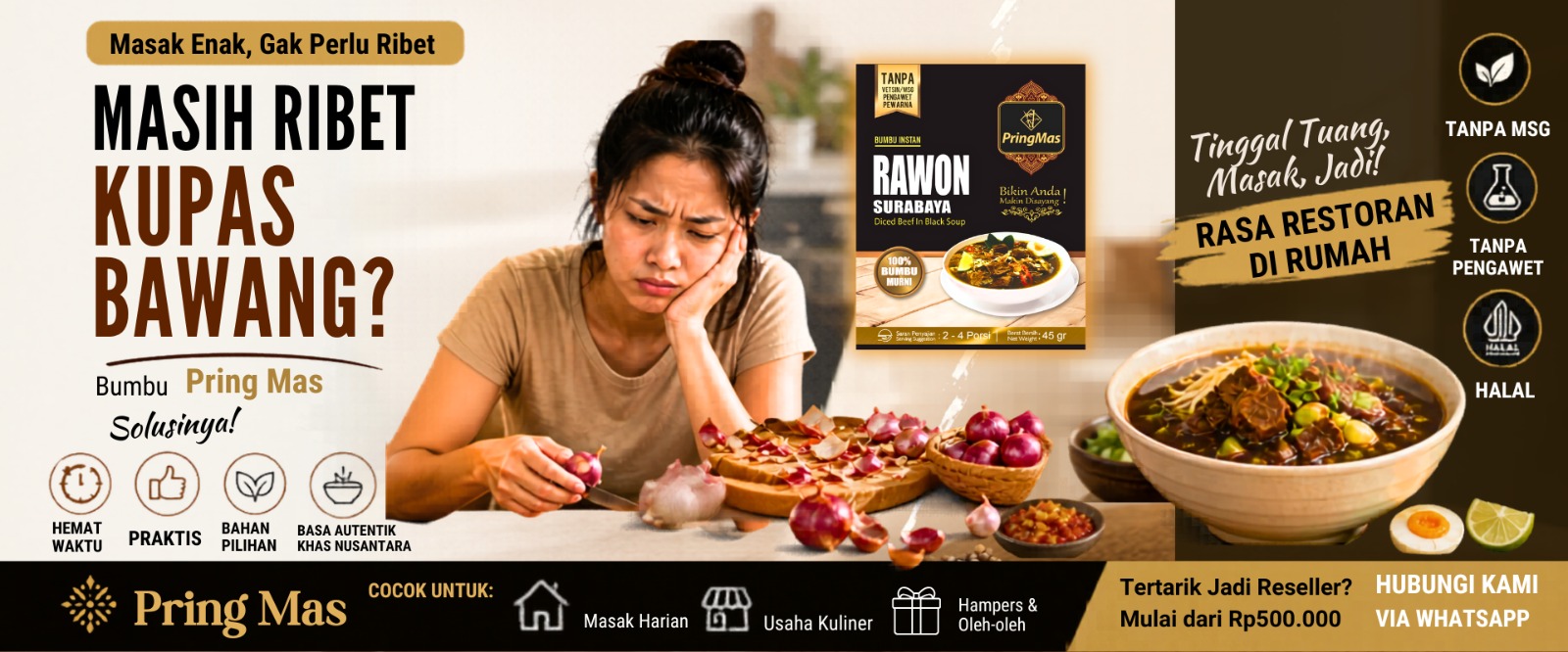 Slide 1 masak enak gak ribet Rawon